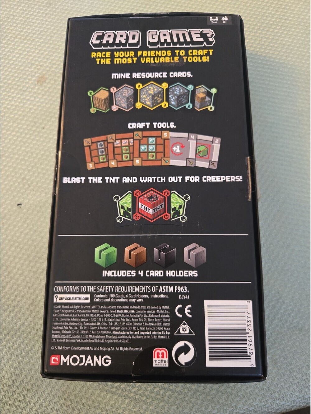 Minecraft Card Game? by Mattel Games 2015 Edition - Picture 2 of 4